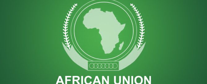 AU logo on green background